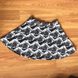 Wet Seal A line skirt floral pattern Sz S